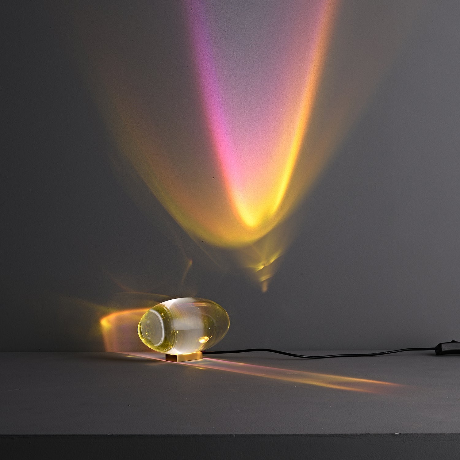 Polished Stone Accent Table Lamp