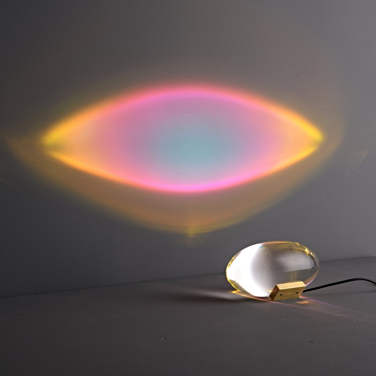 Polished Stone Accent Table Lamp