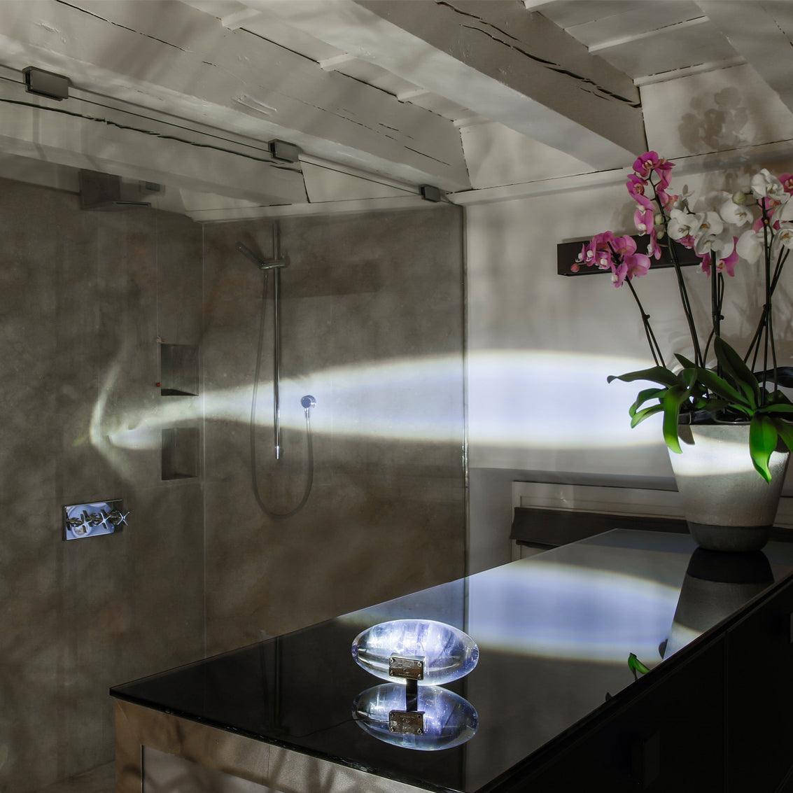 Polished Stone Accent Table Lamp