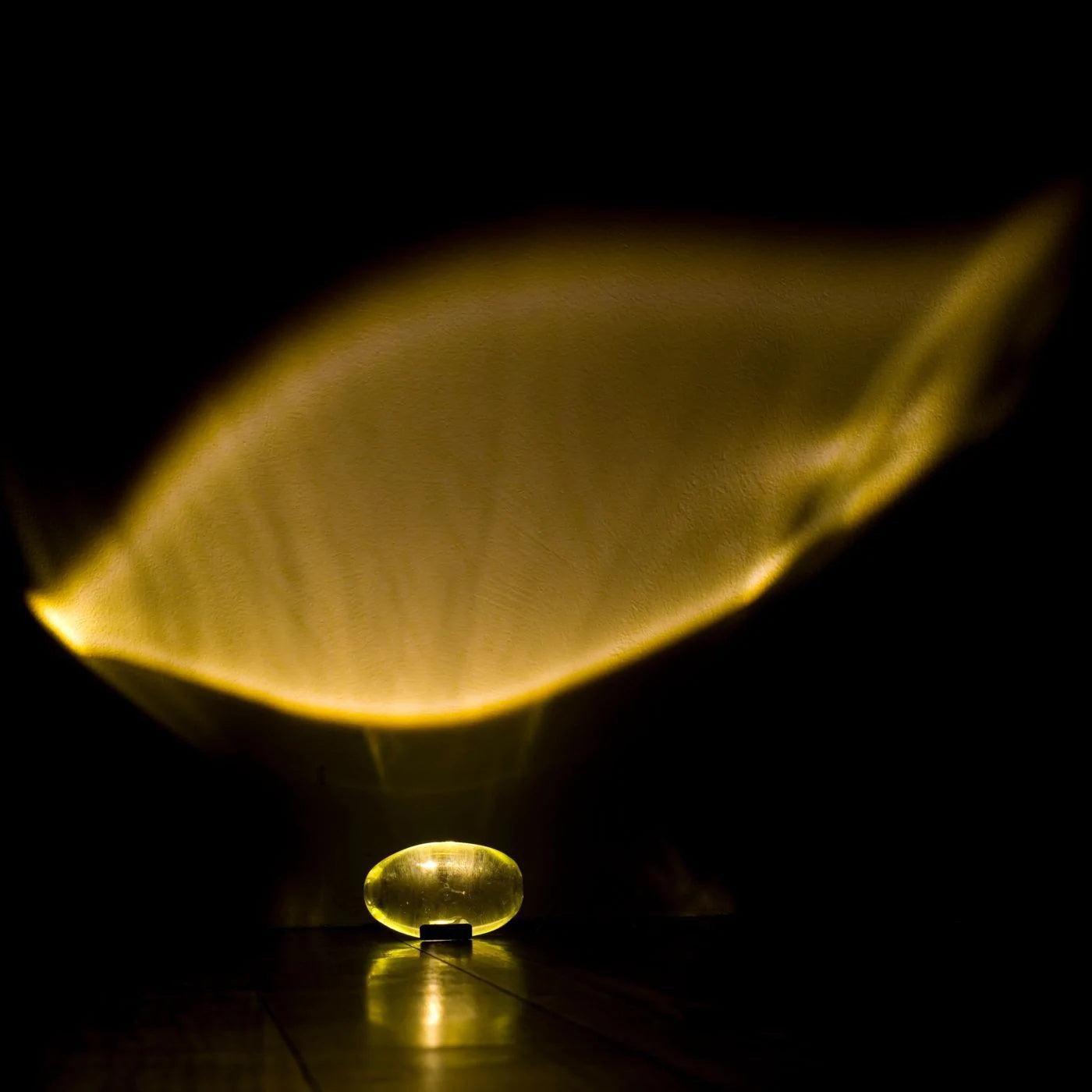 Polished Stone Accent Table Lamp