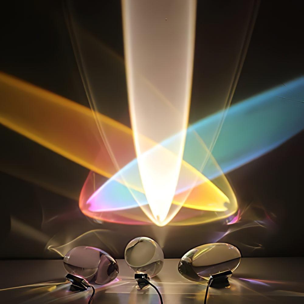 Polished Stone Accent Table Lamp