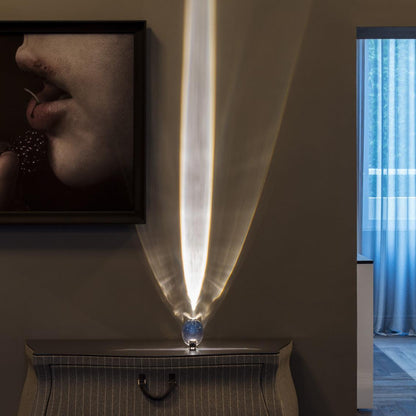 Polished Stone Accent Table Lamp