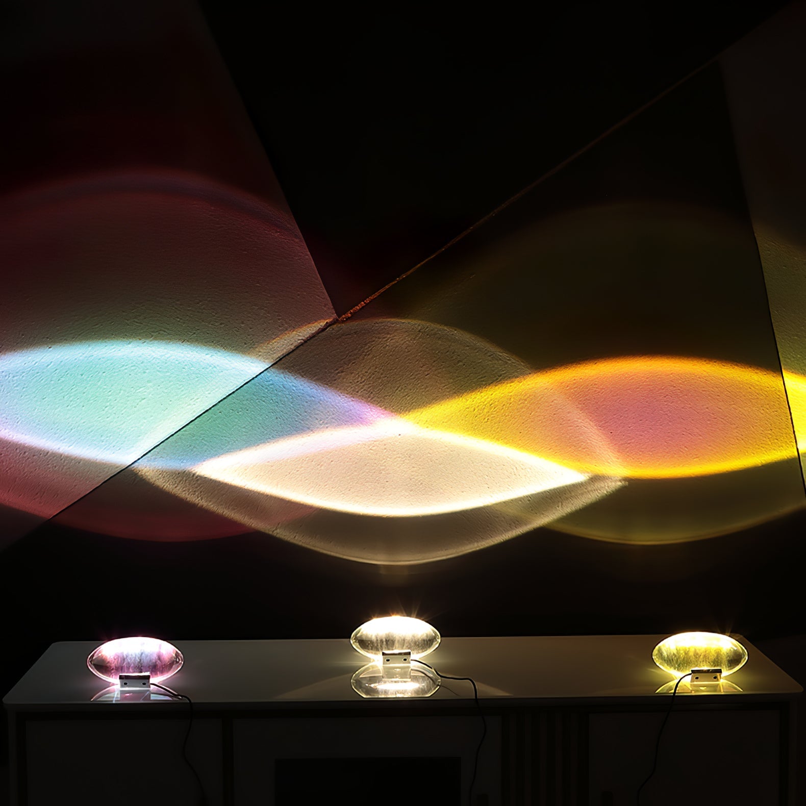 Polished Stone Accent Table Lamp