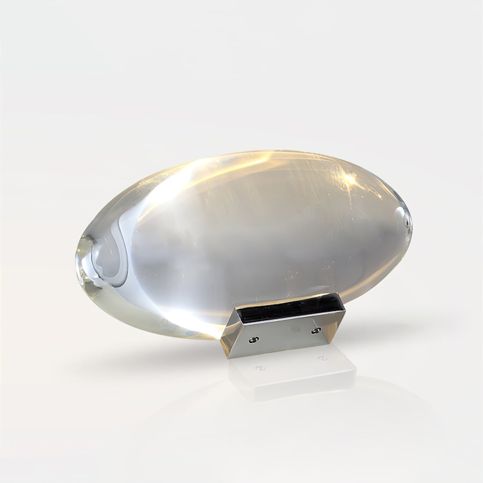 Polished Stone Accent Table Lamp