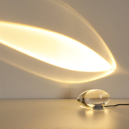 Polished Stone Accent Table Lamp