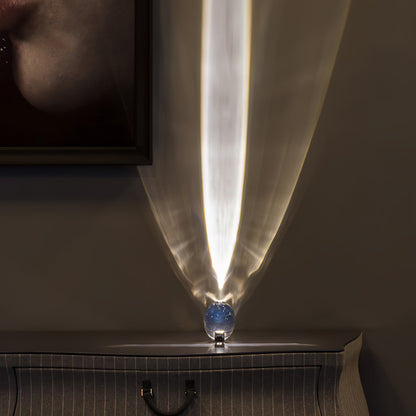 Polished Stone Accent Table Lamp
