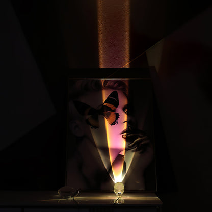 Polished Stone Accent Table Lamp