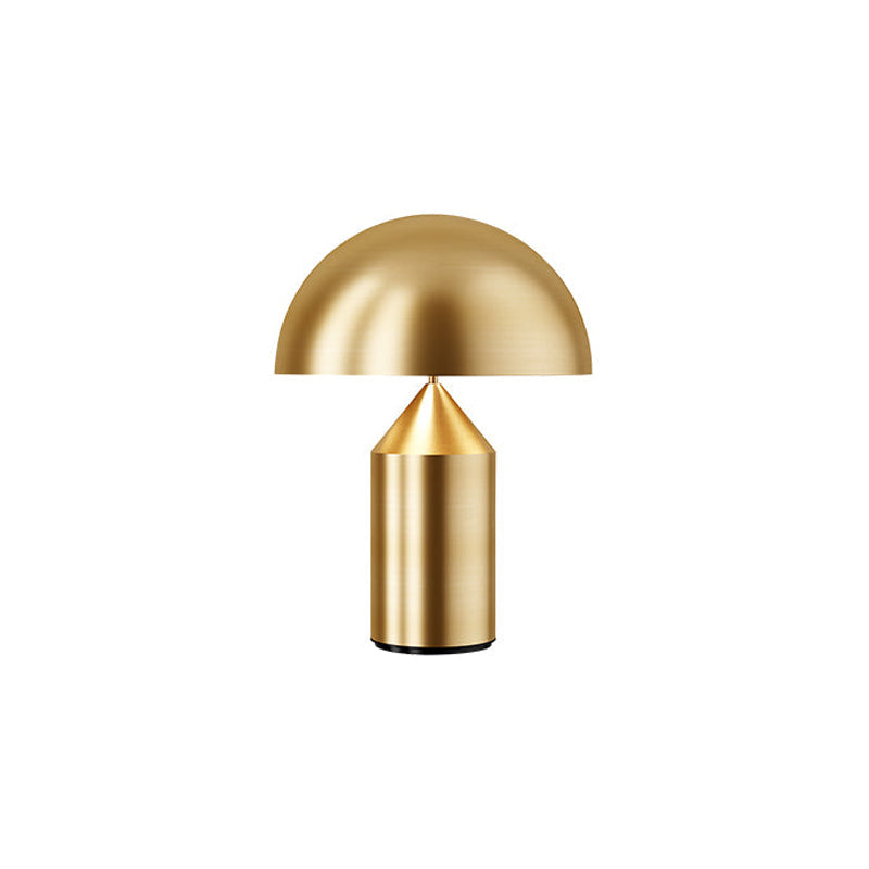 Brushed Metal Dome Table Lamp