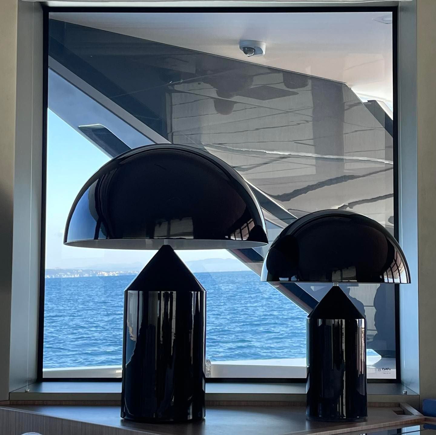 Brushed Metal Dome Table Lamp