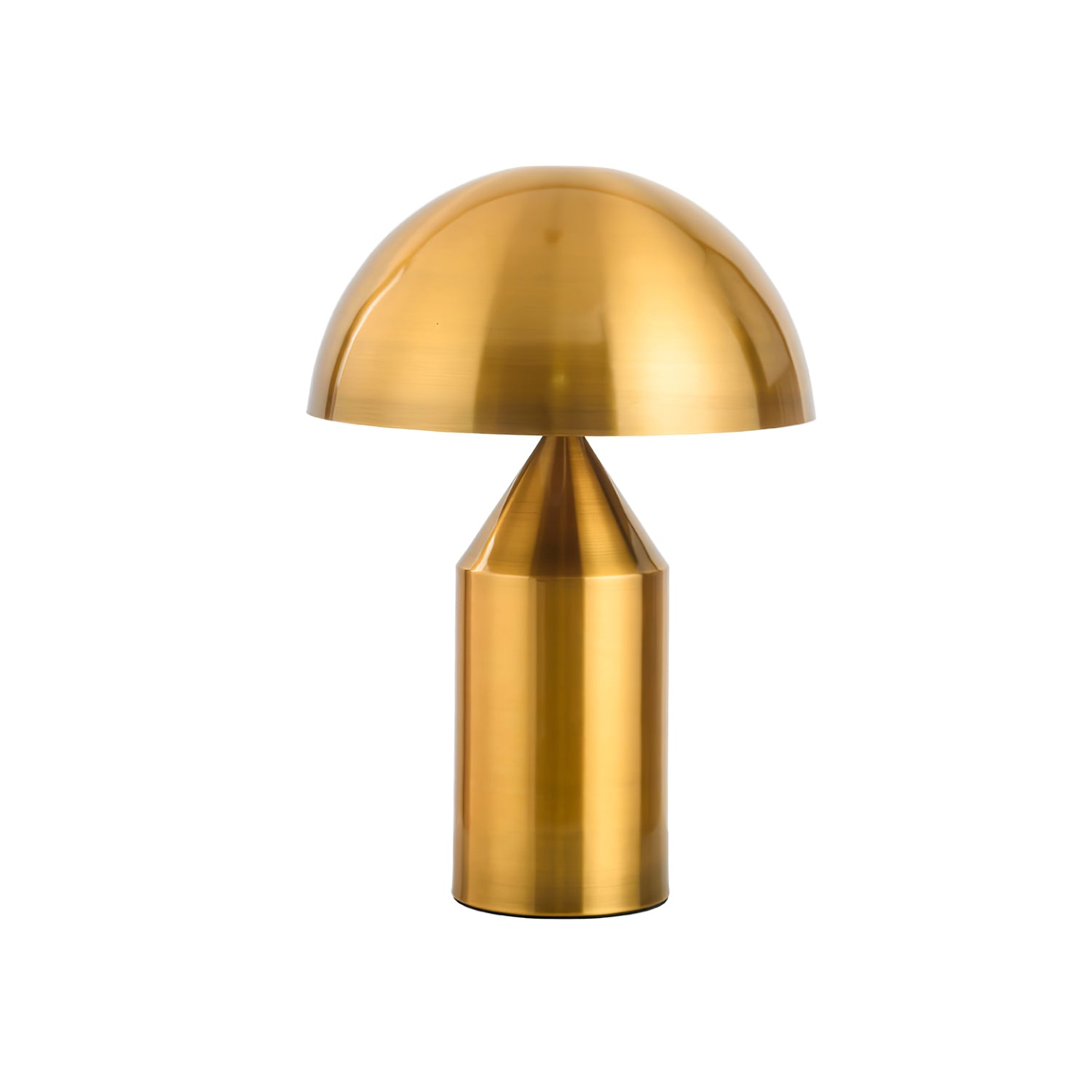 Brushed Metal Dome Table Lamp