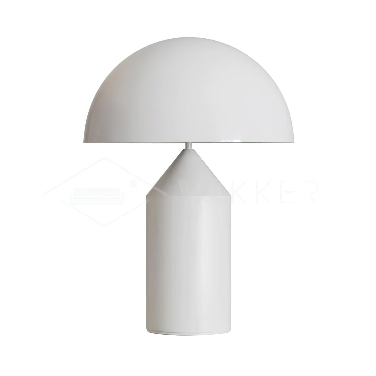 Brushed Metal Dome Table Lamp