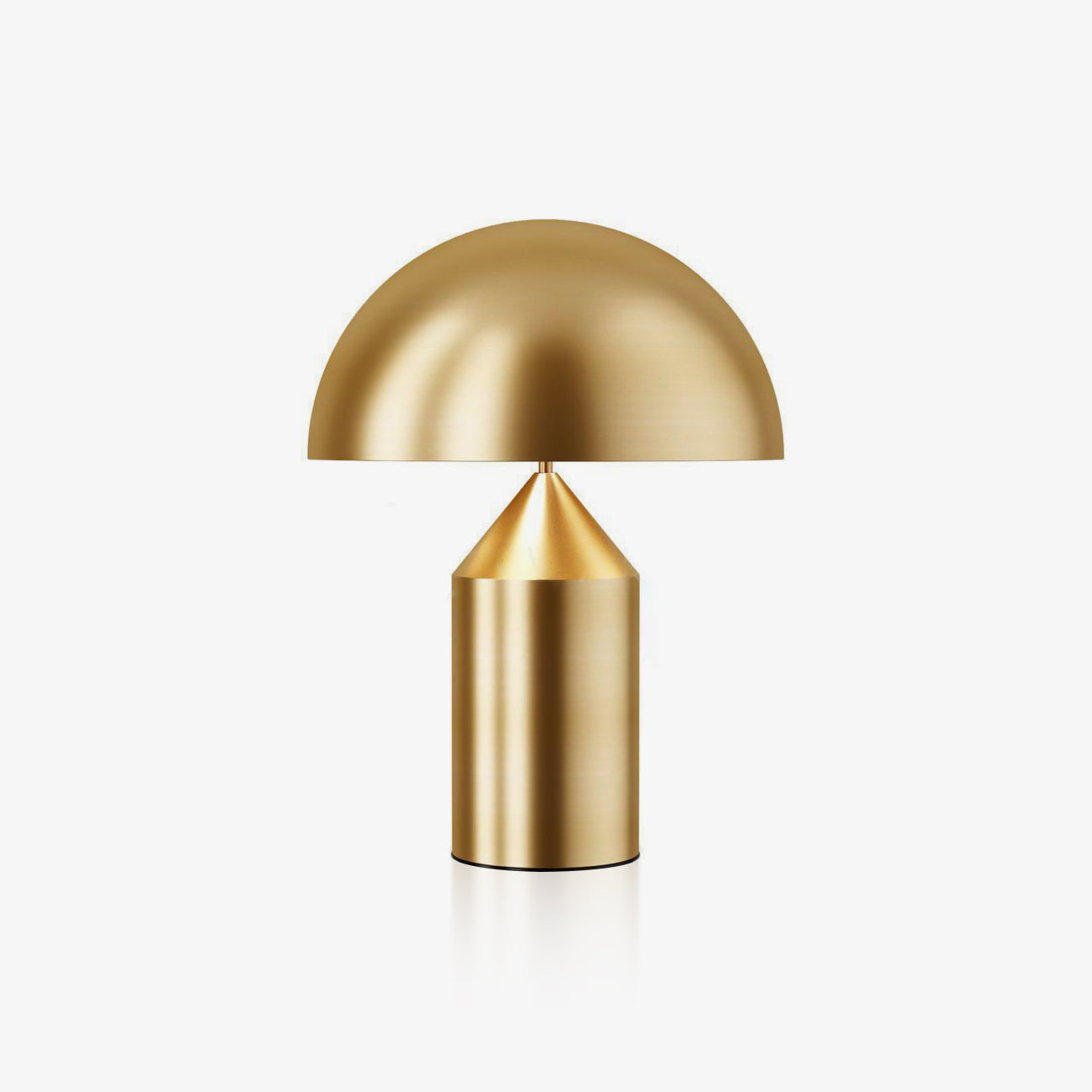 Brushed Metal Dome Table Lamp