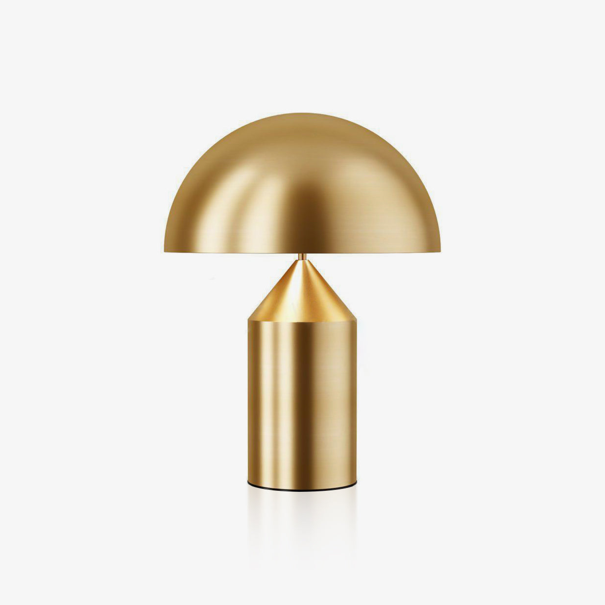 Brushed Metal Dome Table Lamp