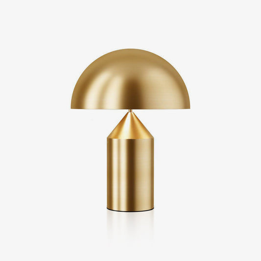 Brushed Metal Dome Table Lamp