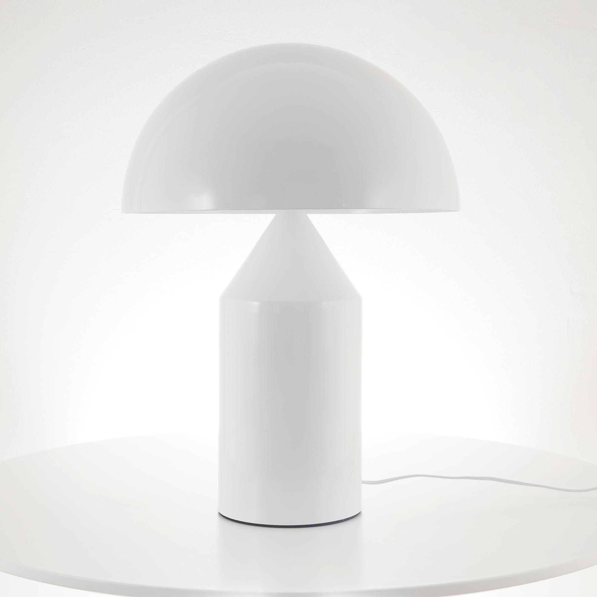 Brushed Metal Dome Table Lamp
