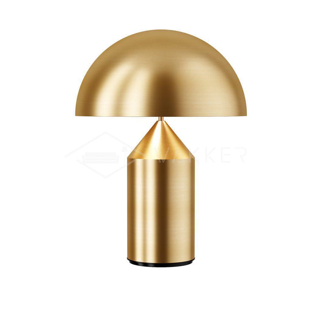 Brushed Metal Dome Table Lamp