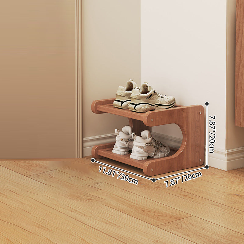 Rotating Shoe Storage Tower 2–5 Tier Bamboo MDF