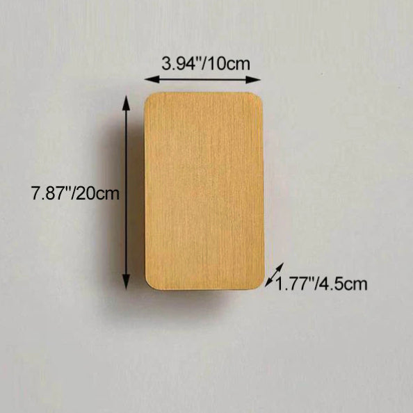 Aluminum Rectangular LED Wall Sconce Light
