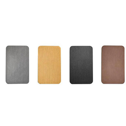 Minimalist LED Wall Sconce | Flat Metal Rectangle