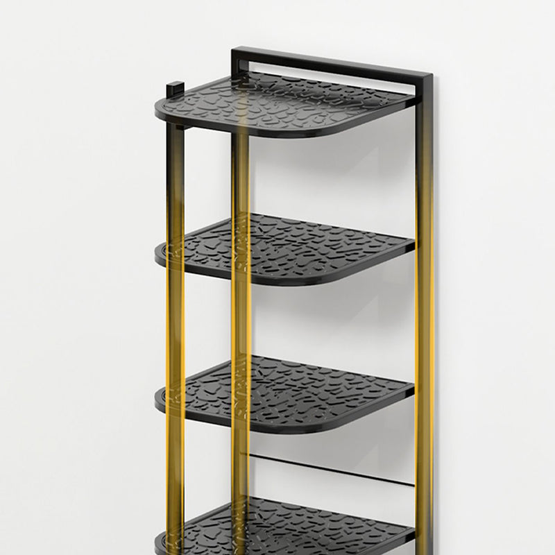 Pebble Pattern Metal Shoe Rack 5–10 Tier