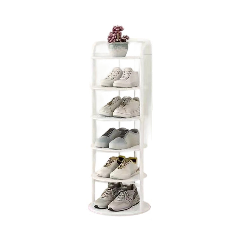 Round Tiered Metal Shoe Rack