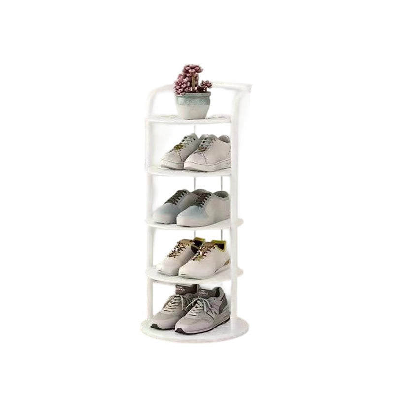 Round Tiered Metal Shoe Rack