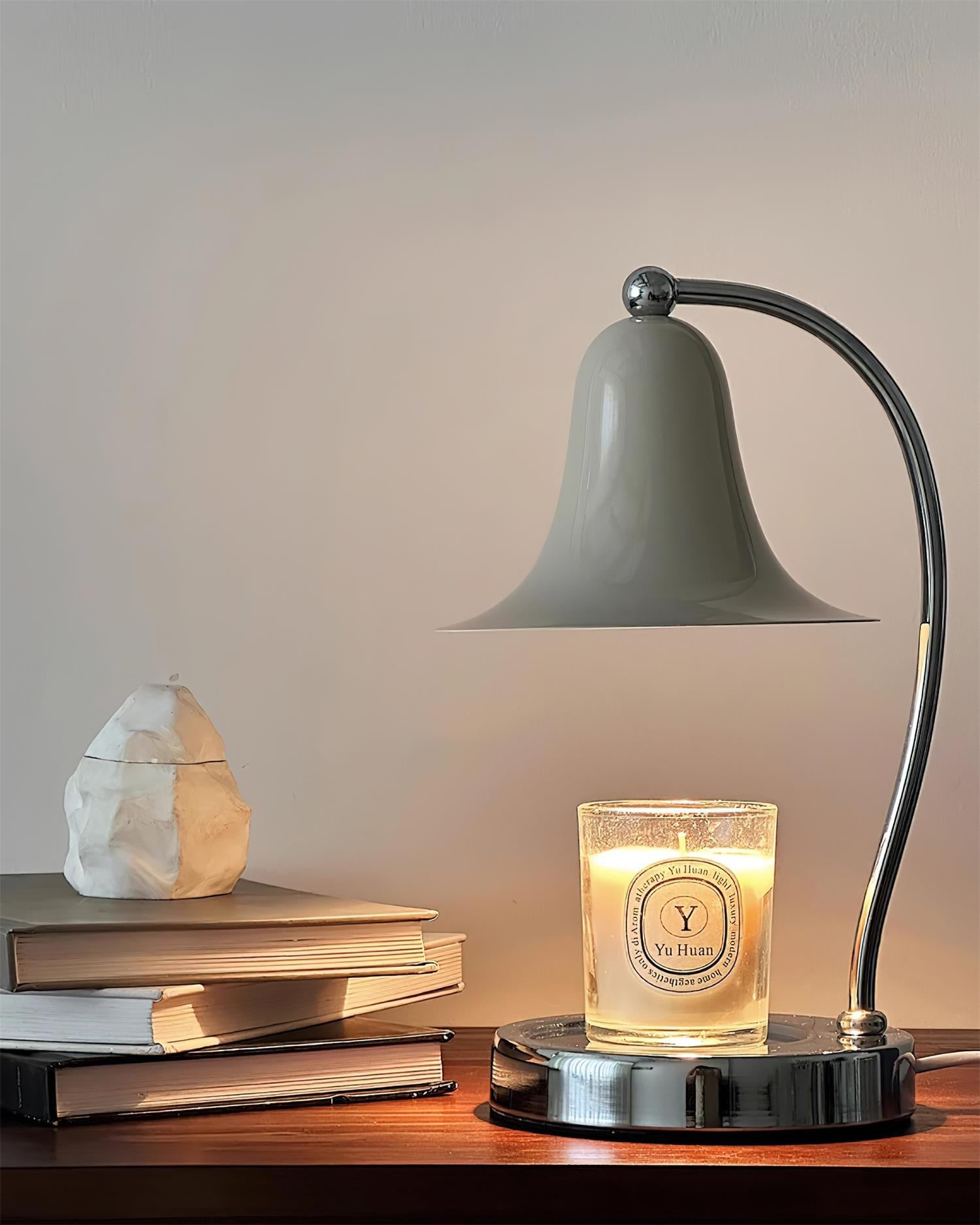 Bell Shade Tabletop Candle Warmer Lamp