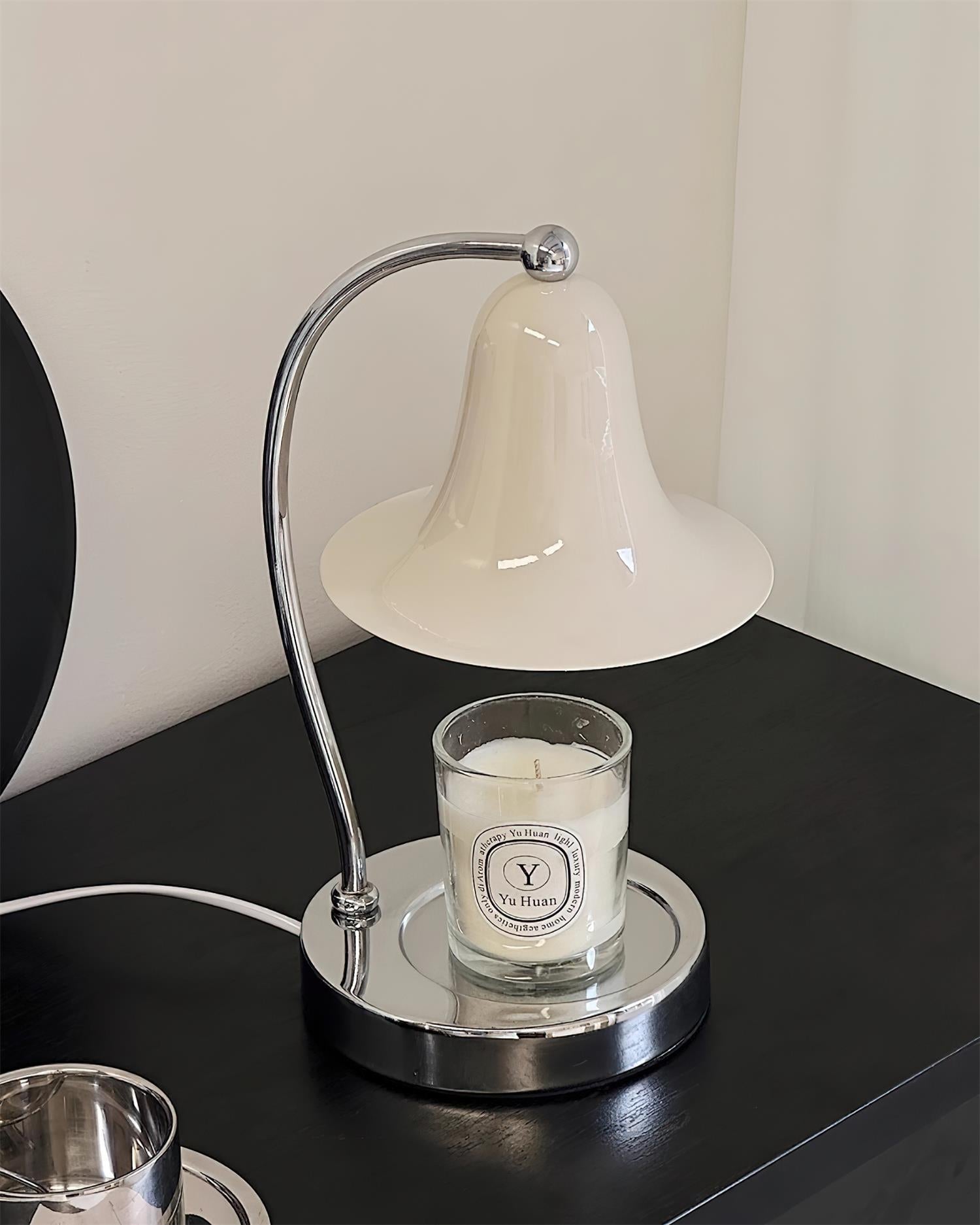 Bell Shade Tabletop Candle Warmer Lamp