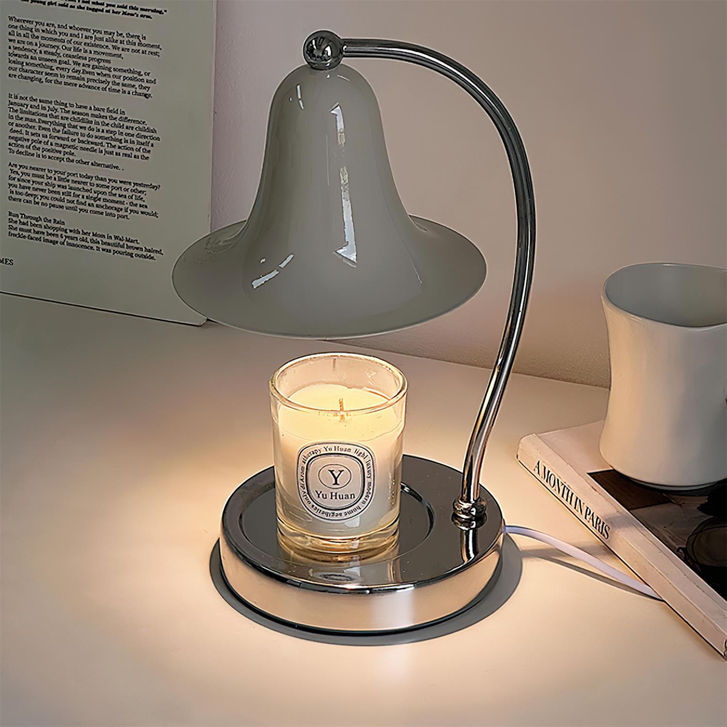 Bell Shade Tabletop Candle Warmer Lamp