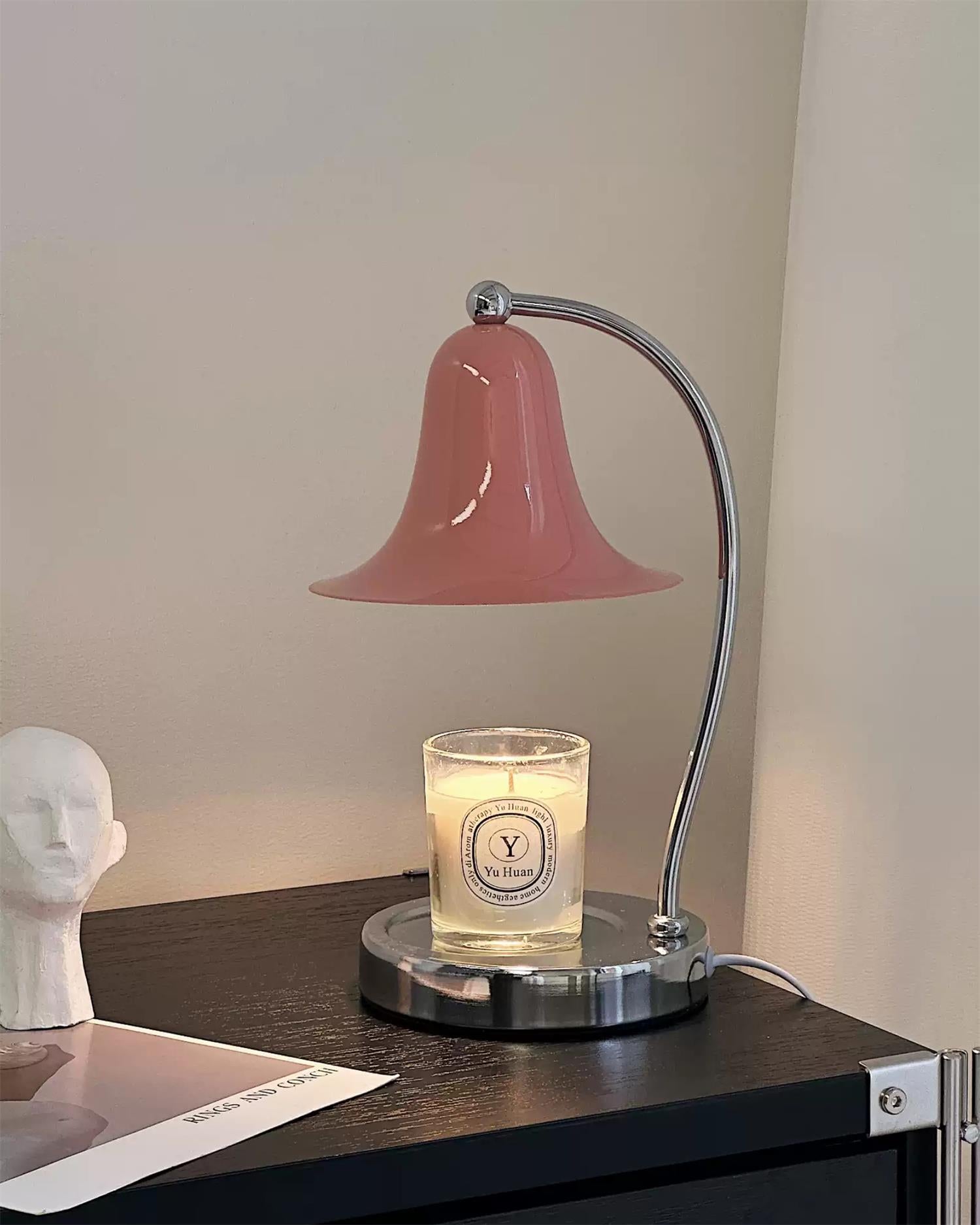 Bell Shade Tabletop Candle Warmer Lamp