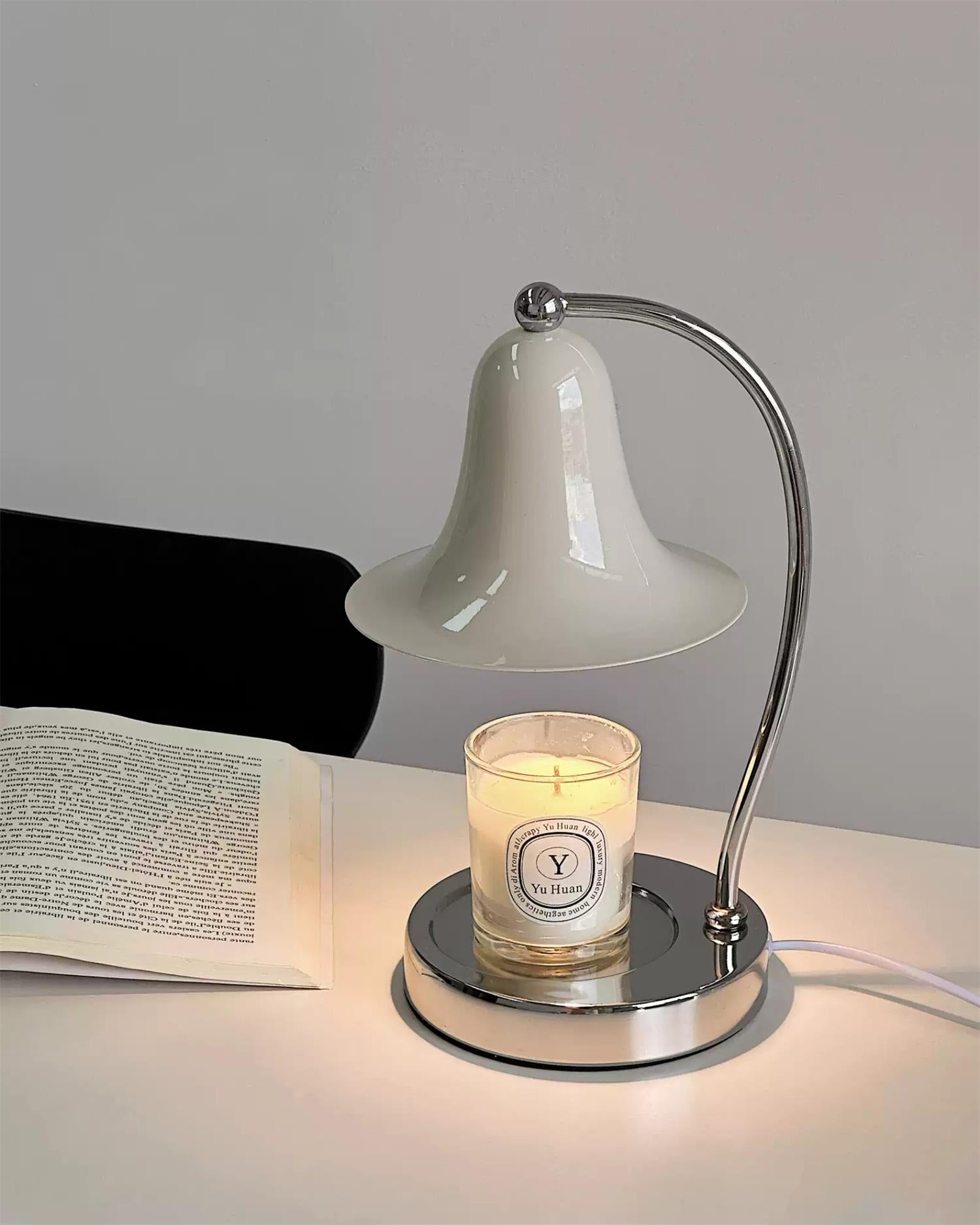 Bell Shade Tabletop Candle Warmer Lamp