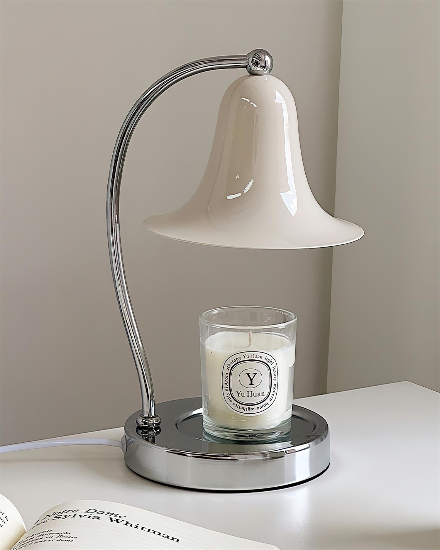 Bell Shade Tabletop Candle Warmer Lamp