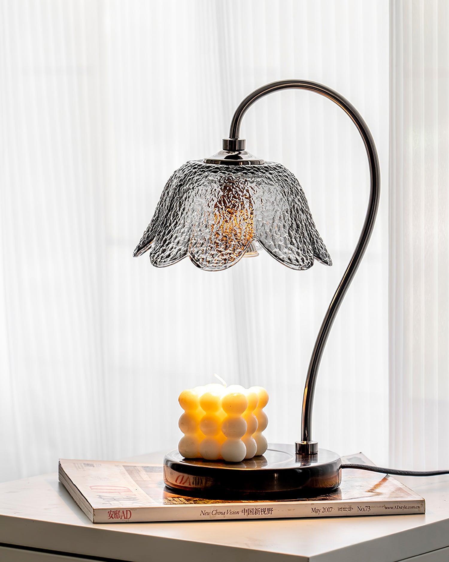 Black Bell Pendant Candle Warmer Lamp