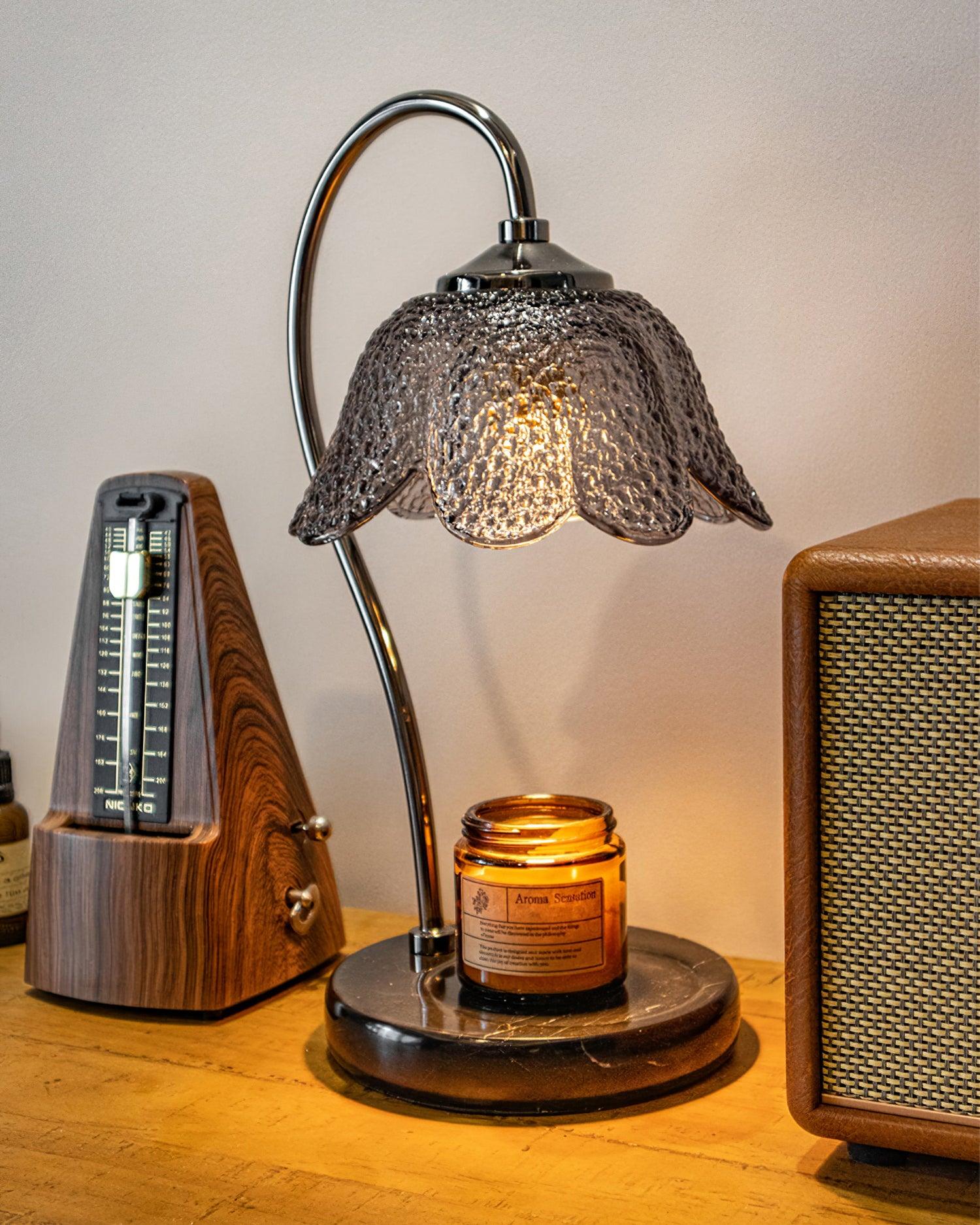 Black Bell Pendant Candle Warmer Lamp