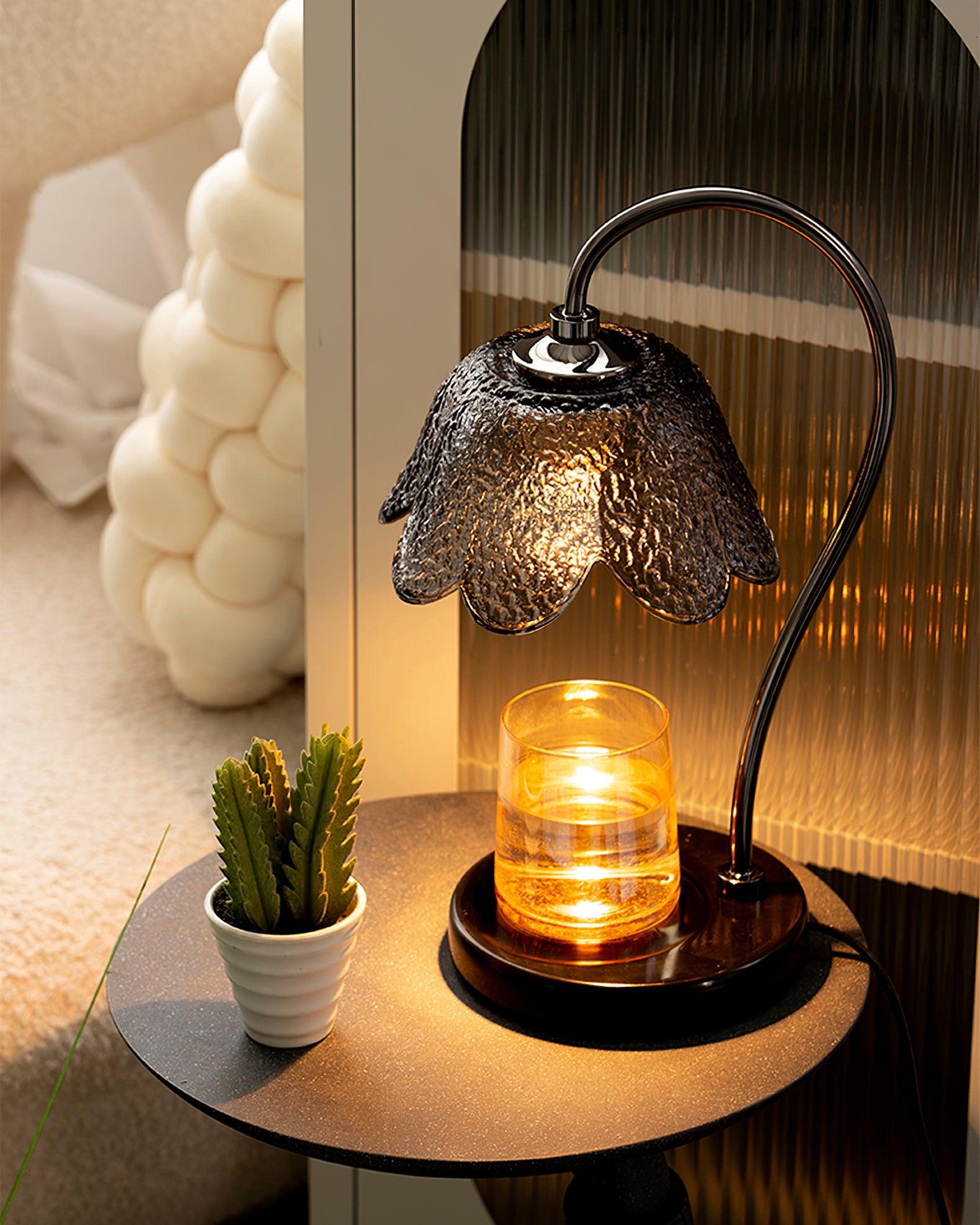 Black Bell Pendant Candle Warmer Lamp