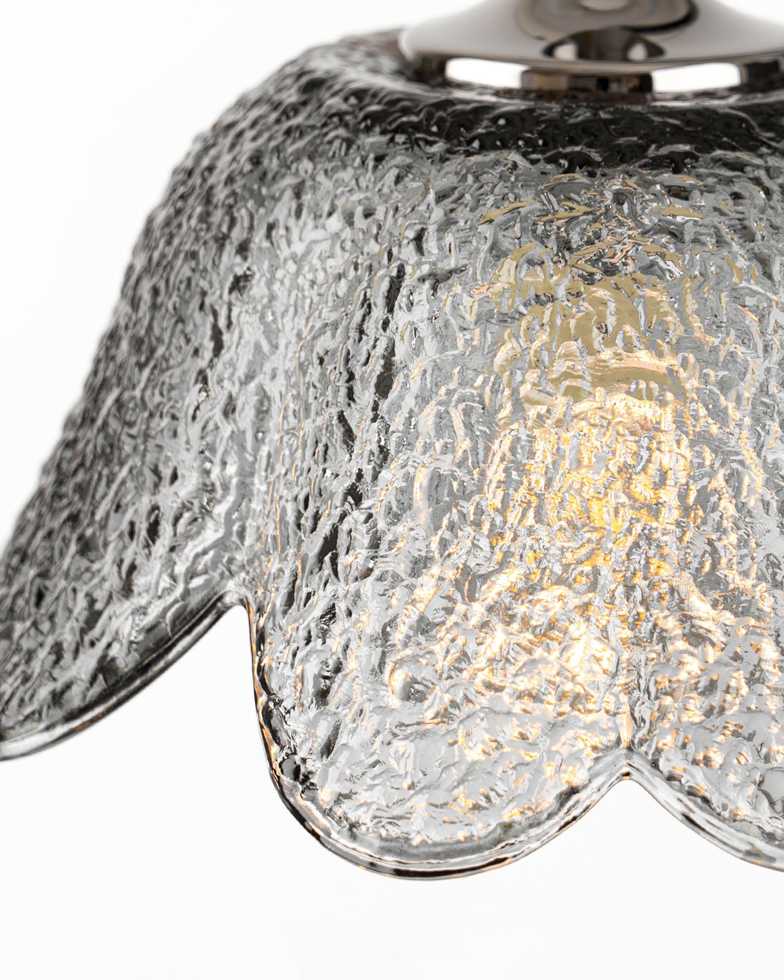 Black Bell Pendant Candle Warmer Lamp