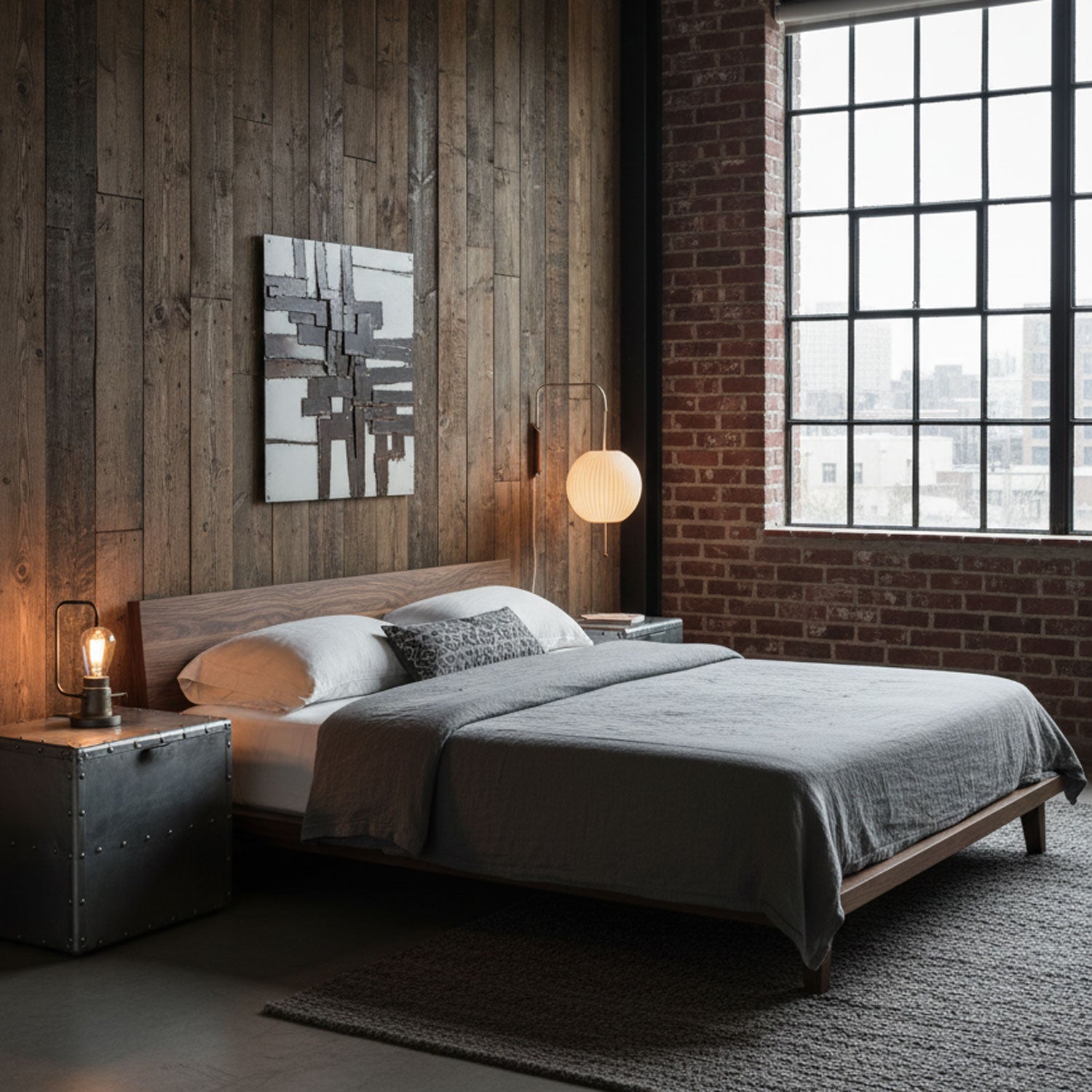 Glass Globe Wall Sconce Light