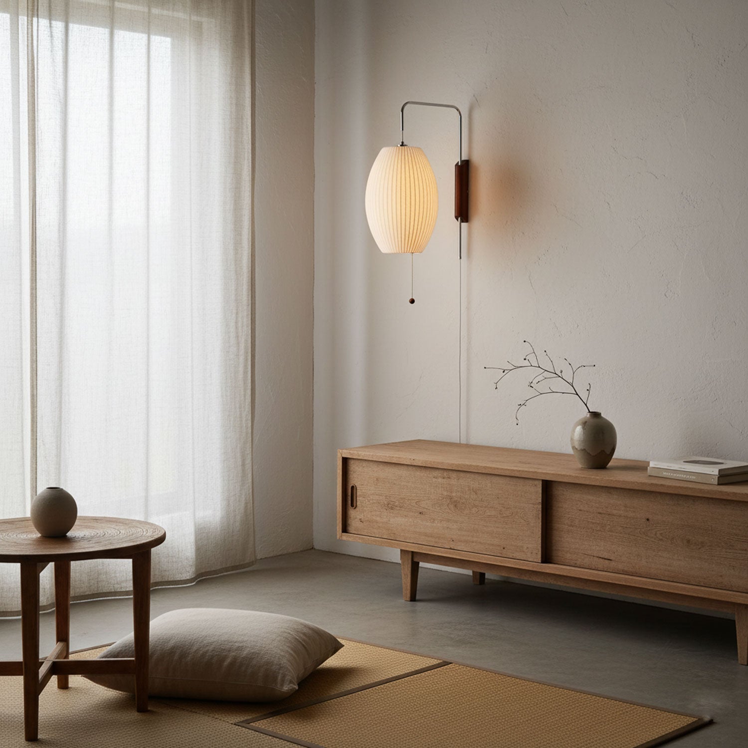 Glass Globe Wall Sconce Light