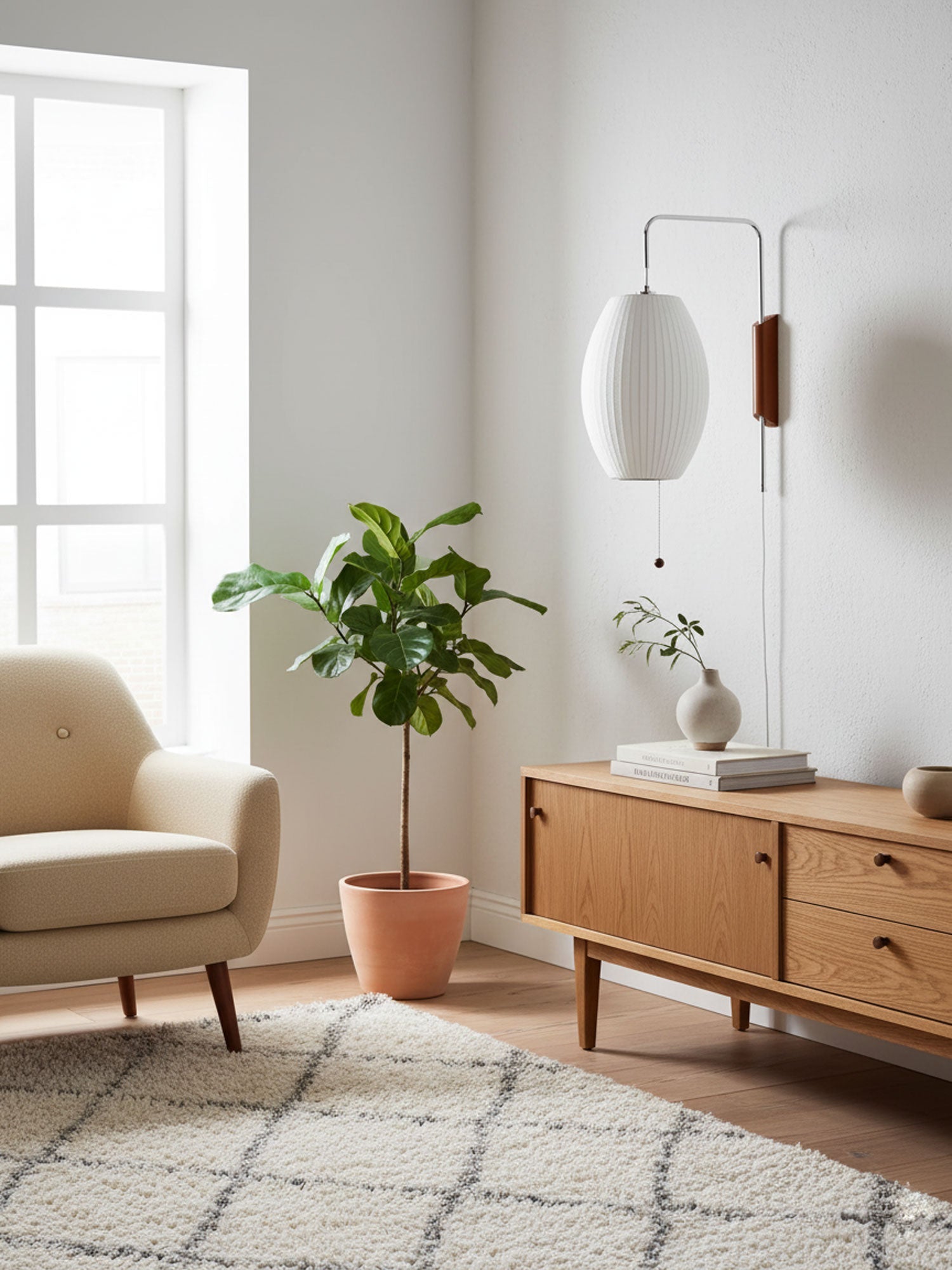 Glass Globe Wall Sconce Light