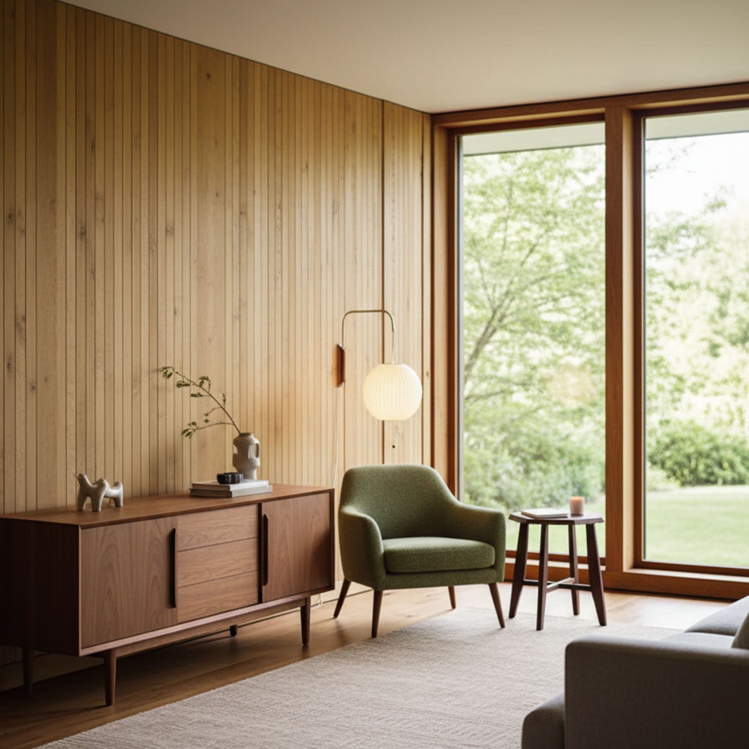 Glass Globe Wall Sconce Light