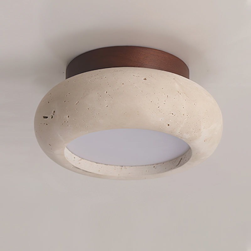 Crystal Drum Flush Mount Ceiling Light