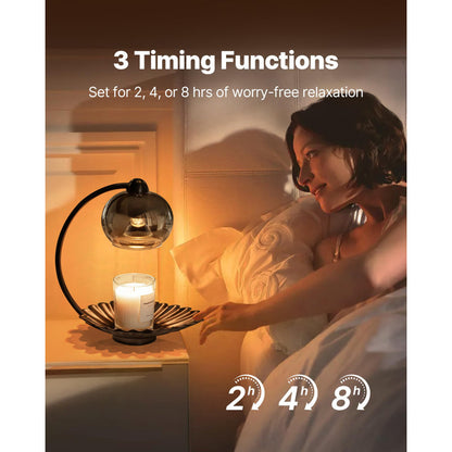 Suspended Glass Dome Candle Warmer Lamp