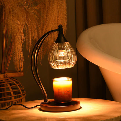 Industrial Cage Candle Warmer Lamp with Dimmer