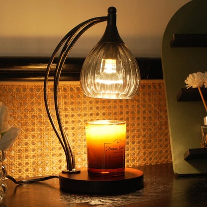 Industrial Cage Candle Warmer Lamp with Dimmer