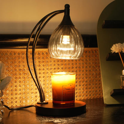 Industrial Cage Candle Warmer Lamp with Dimmer