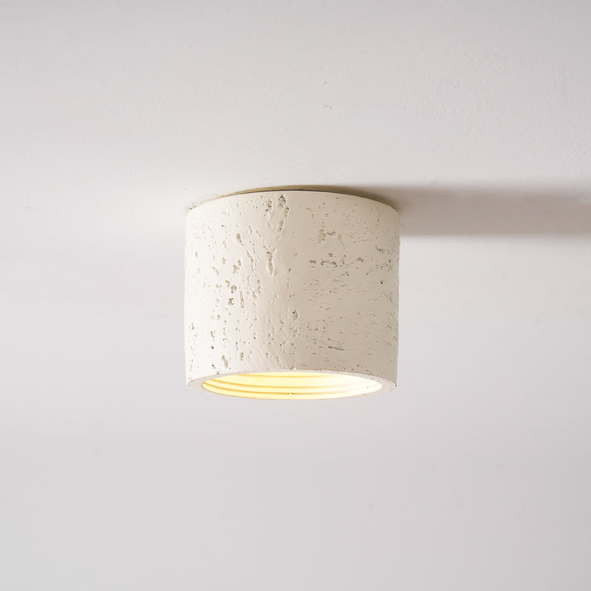 Fabric Shade Flush Mount Ceiling Light