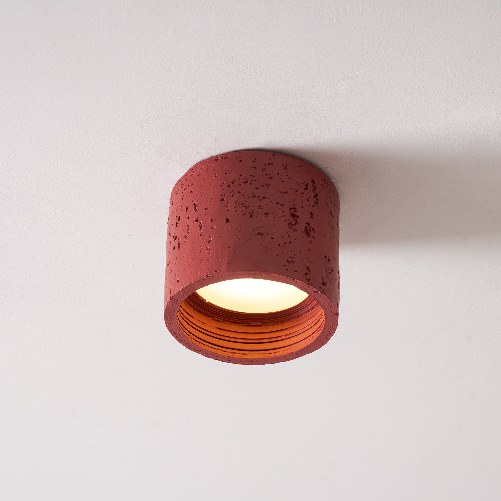 Fabric Shade Flush Mount Ceiling Light