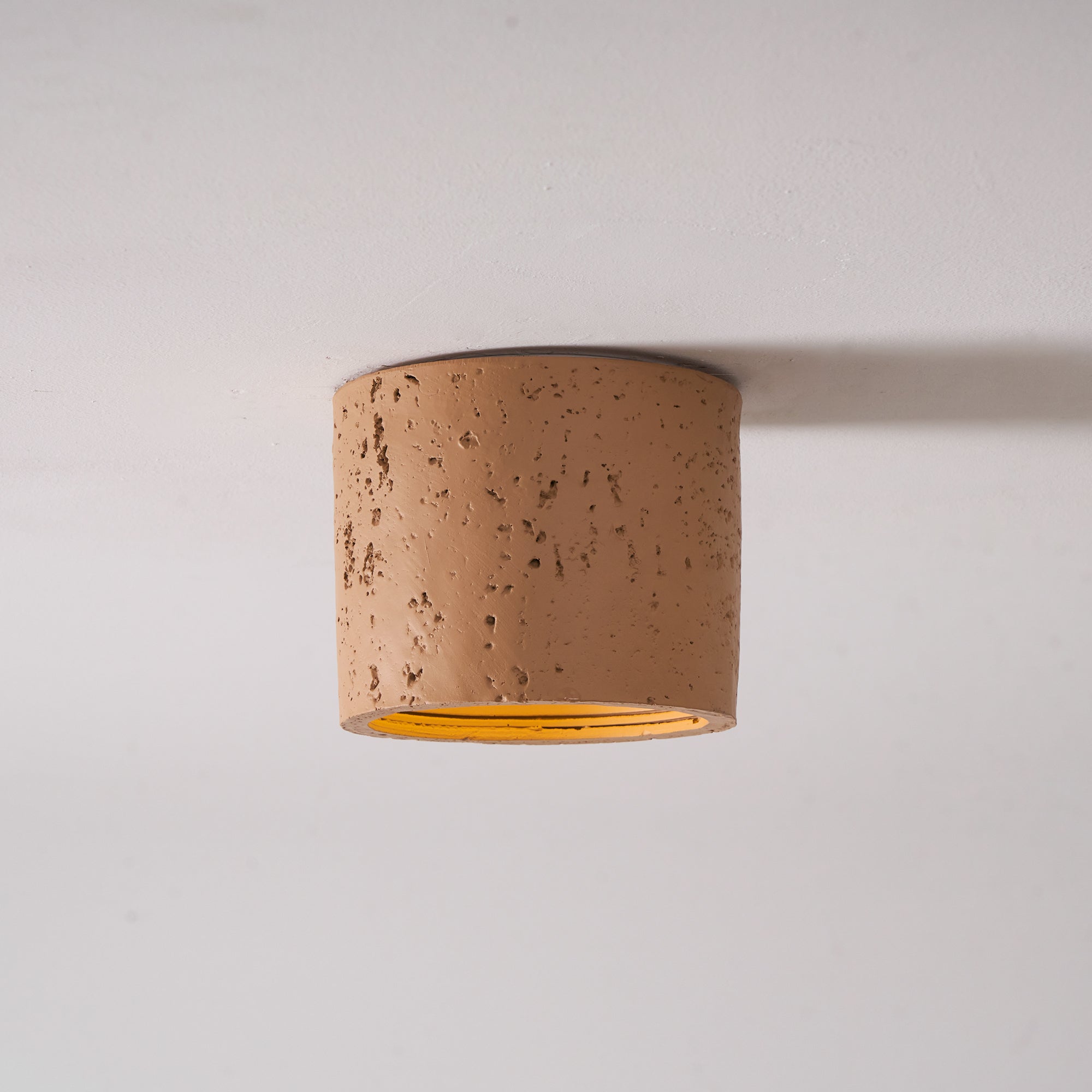 Fabric Shade Flush Mount Ceiling Light