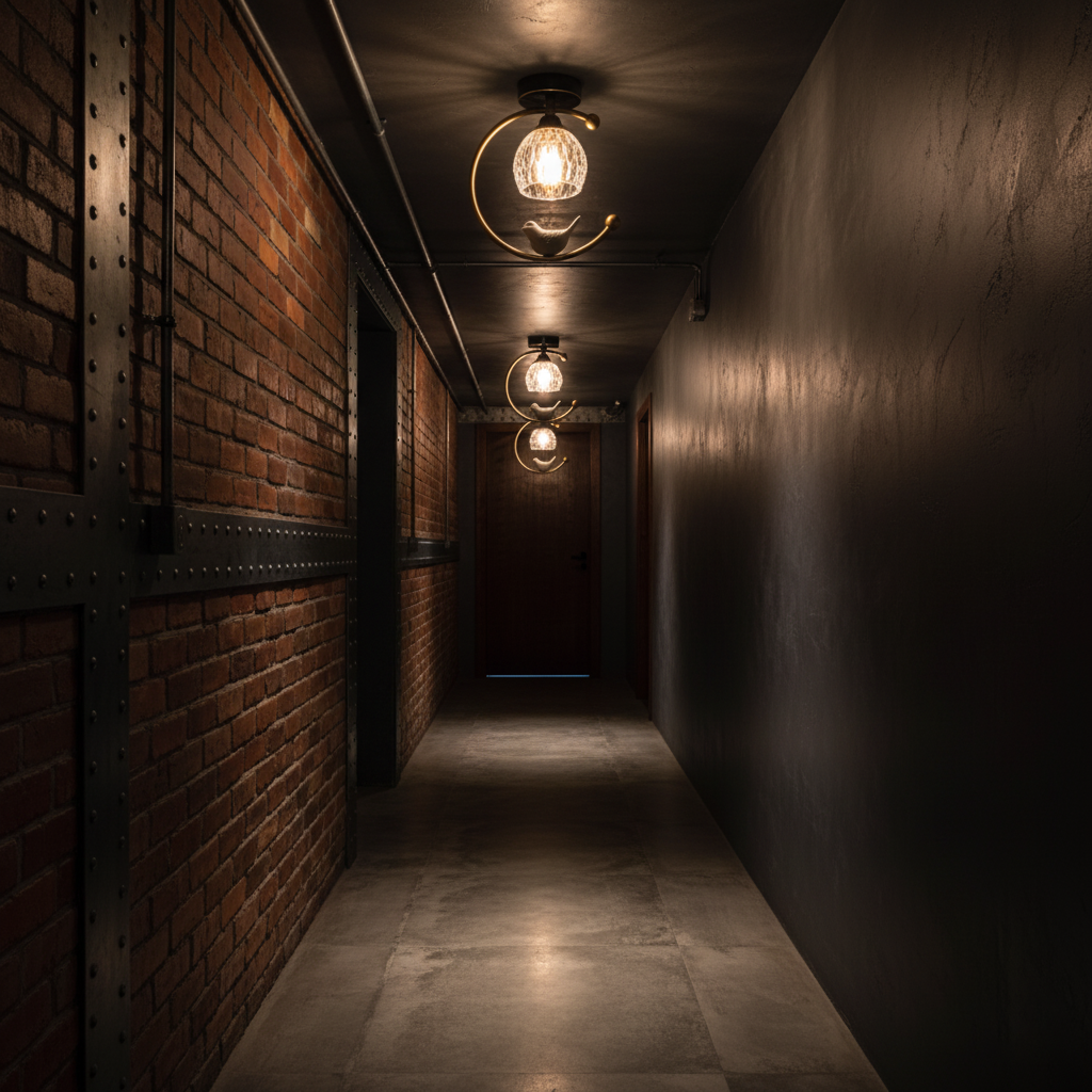 Ceramic Bird Flush Mount Ceiling Light