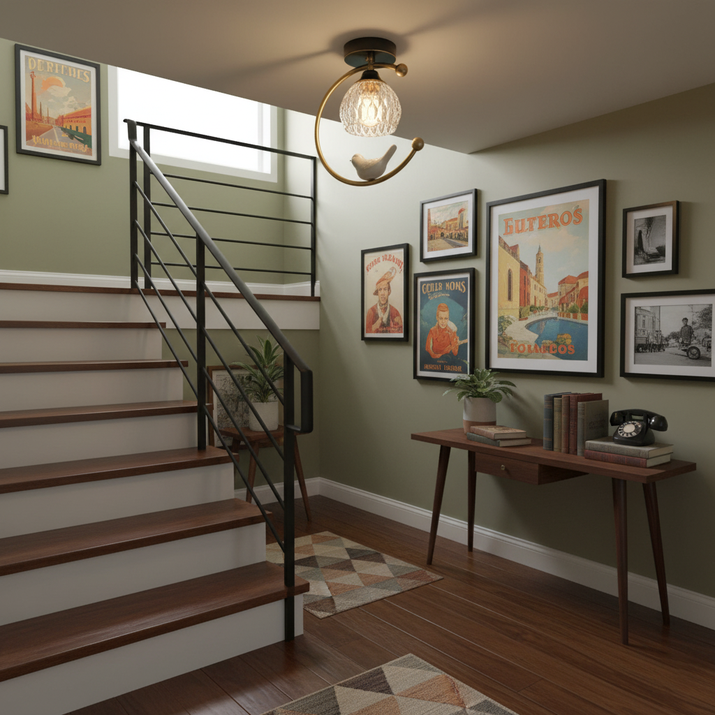 Ceramic Bird Flush Mount Ceiling Light